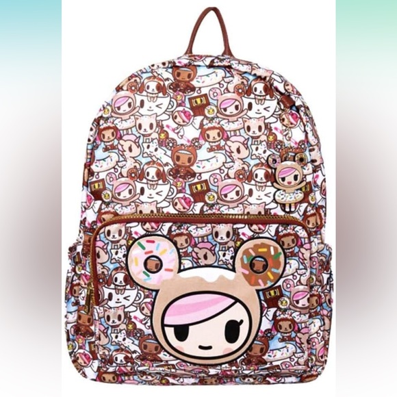 TOKIDOKI Donutella Backpack with Donutella charm Comic Con...
